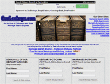 Tablet Screenshot of genlookups.com